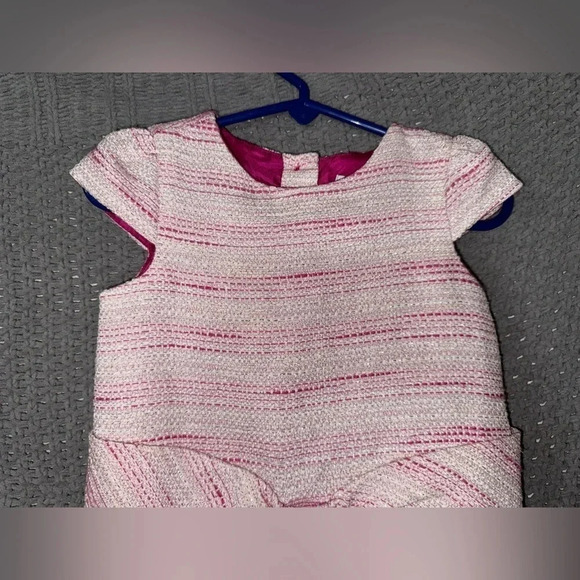 Janie & Jack Pink Bow Shiny Dress 2T NWT - Picture 3 of 13